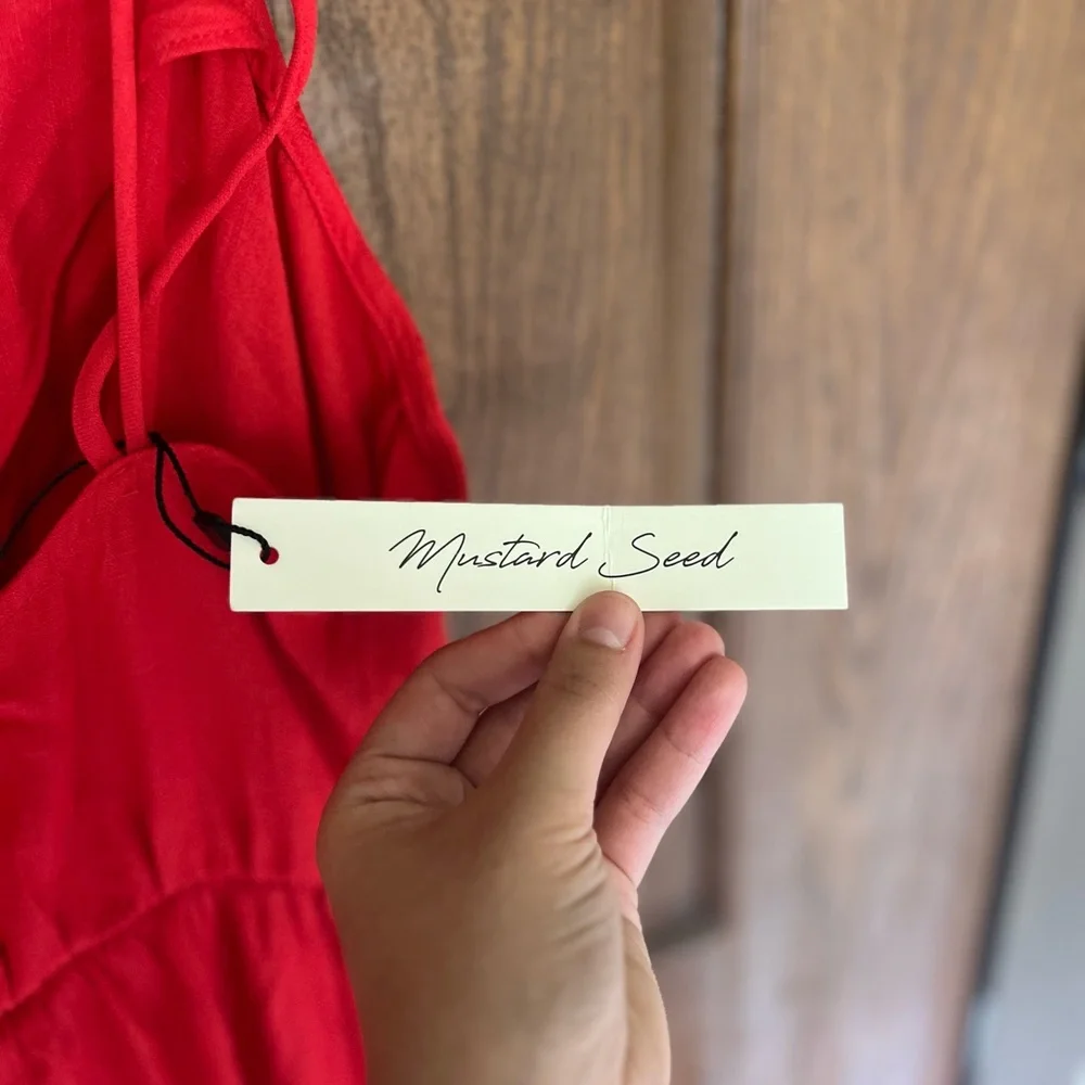 Red jumpsuit - Picture 6 of 6